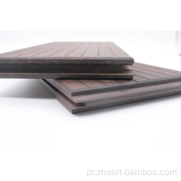 Nature Beauty Bamboo Outdoor Decking escuro -V Groove -20